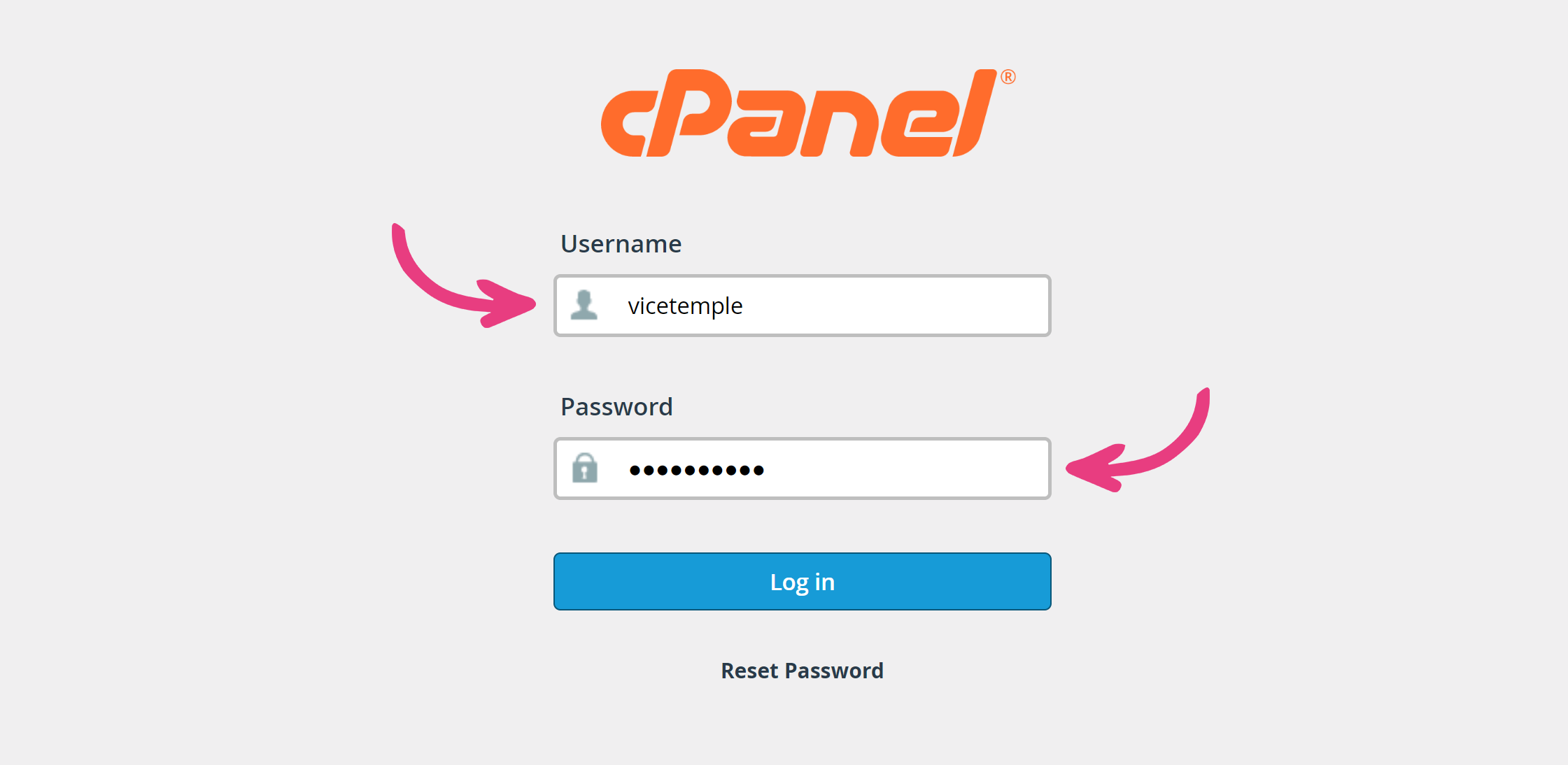 Server IP Address - 04 cPanel Login