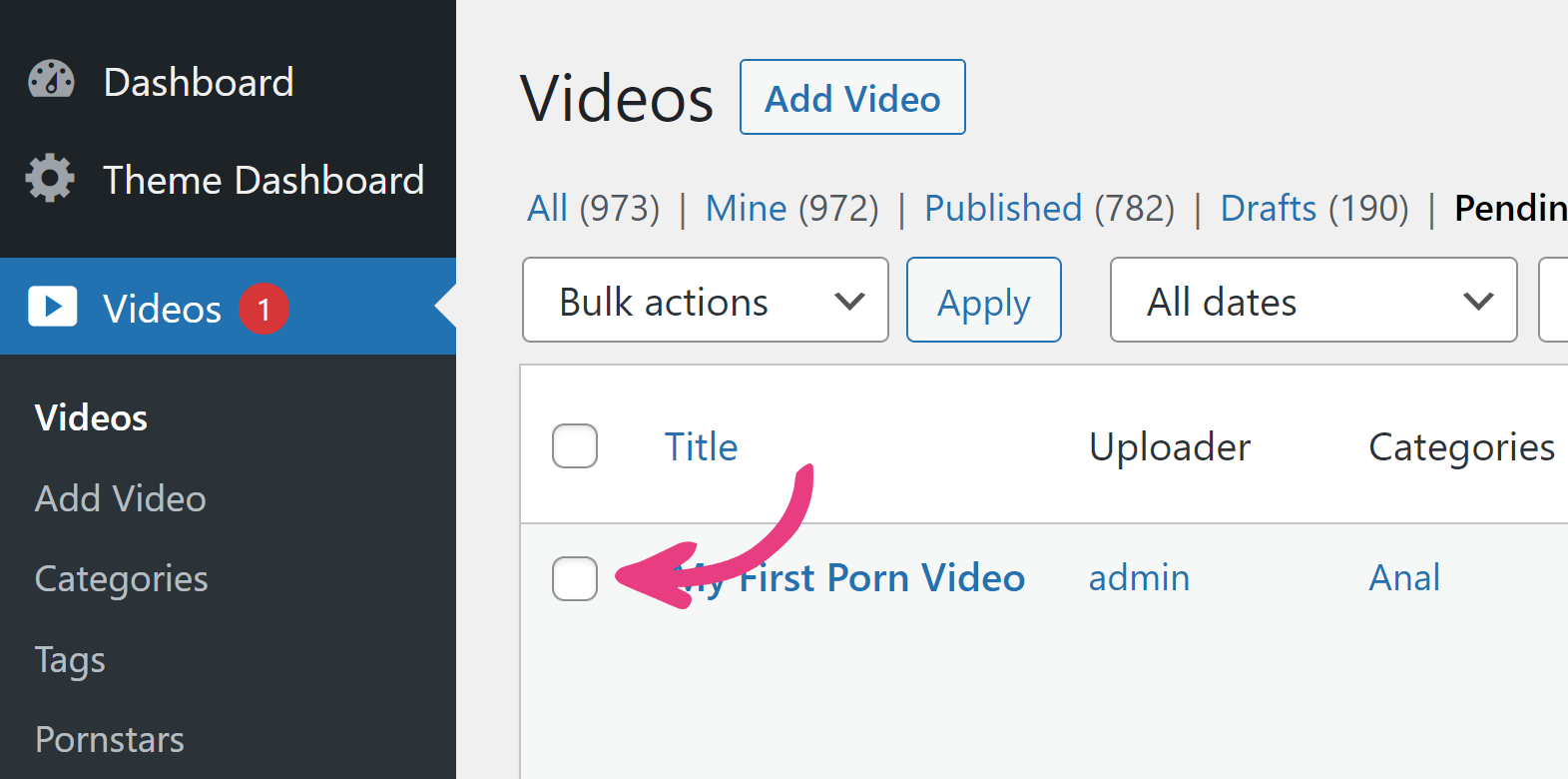 PornX Select Video