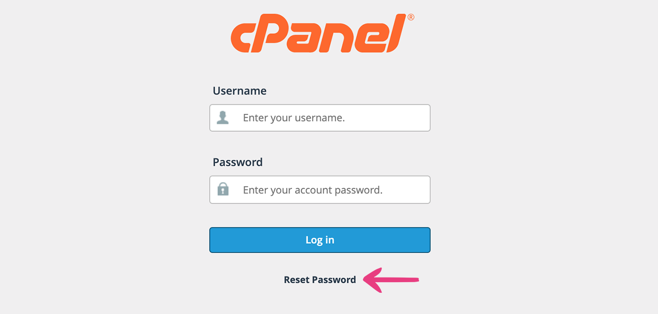 cPanel Credentials - 10 cPanel Reset Password
