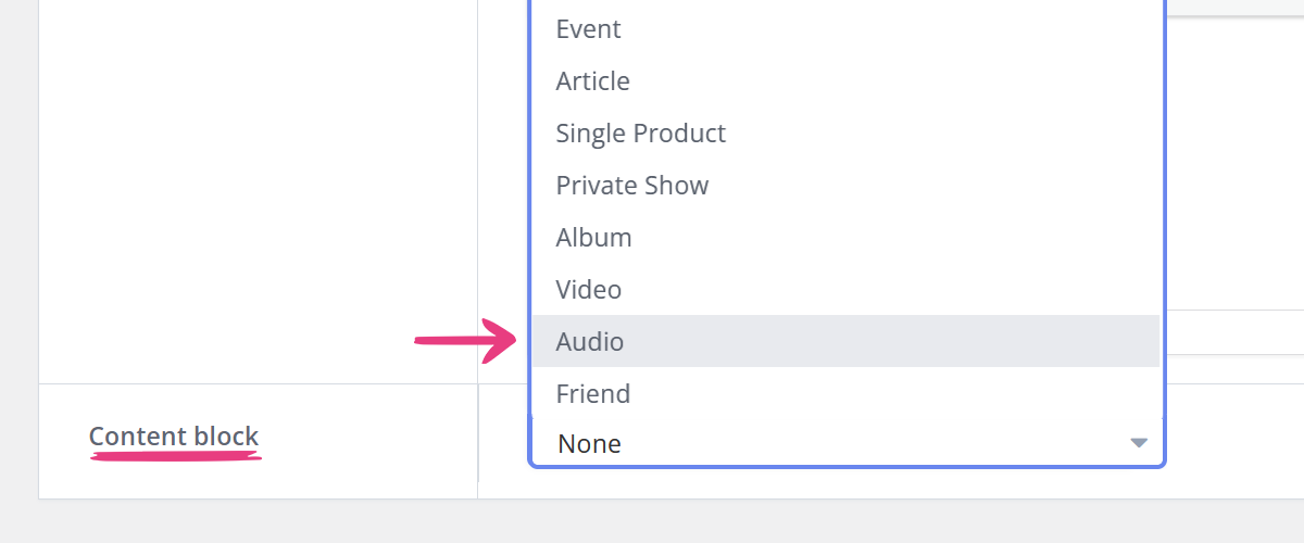 ModelX Content Block