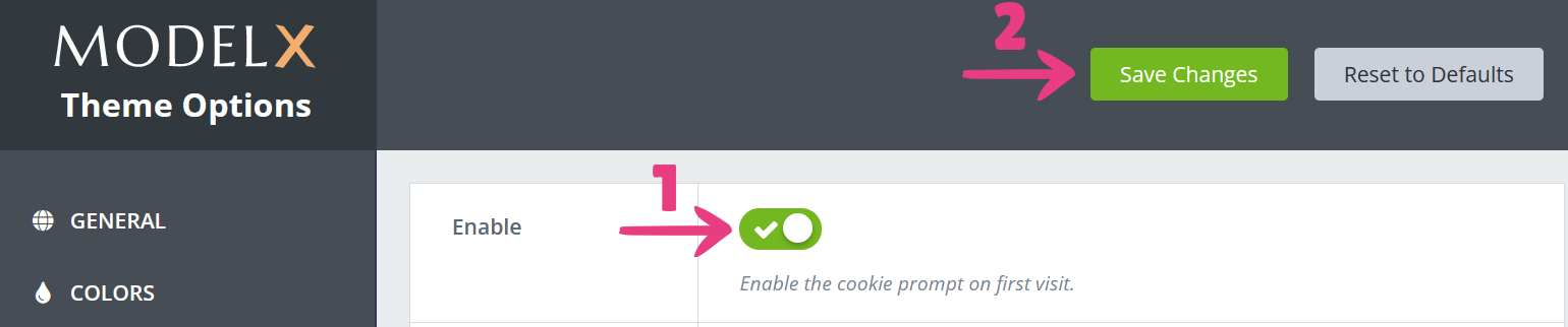 Disable Cookie Policy