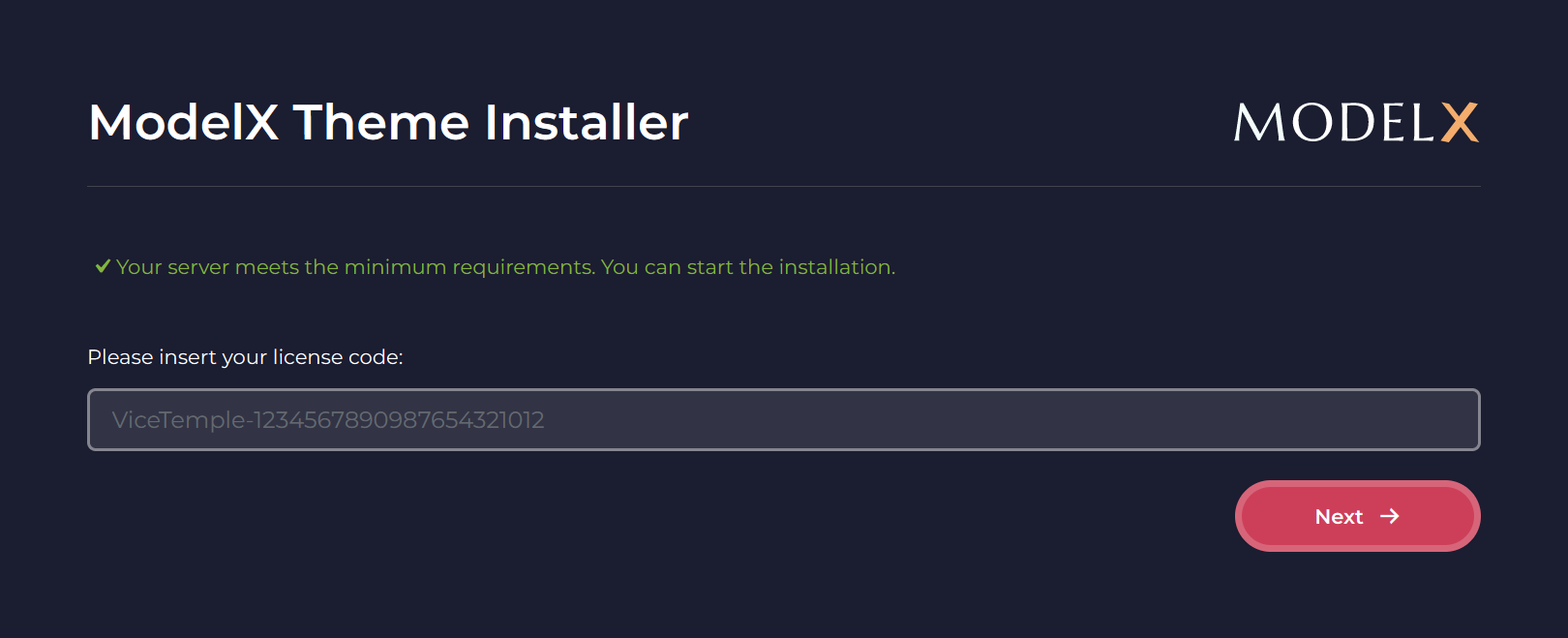 ModelX Theme Installer