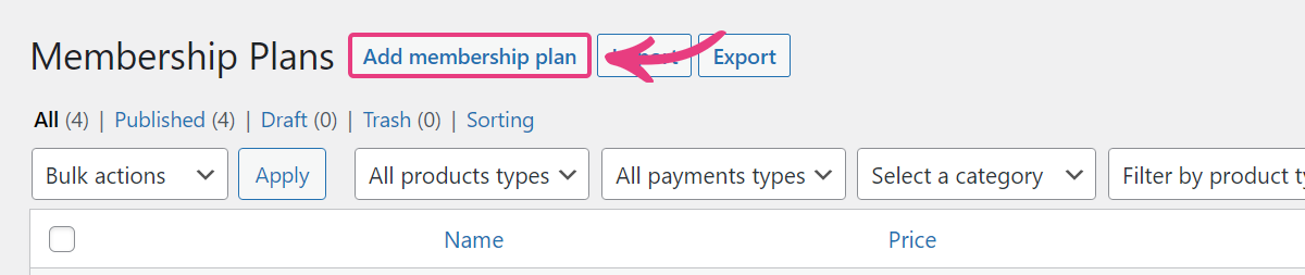 Manage Subscription Plans - 13 Add Membership Plans