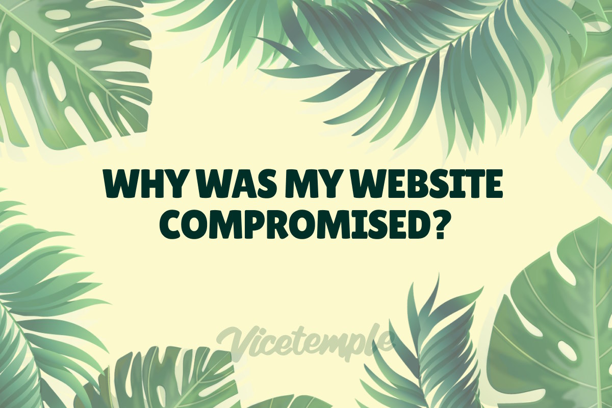 Why Was My Website Compromised? | Vicetemple