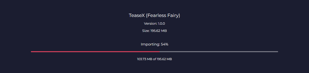 TeaseX Importing