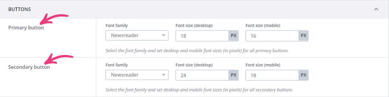 TeaseX - Primary And Secondary Button