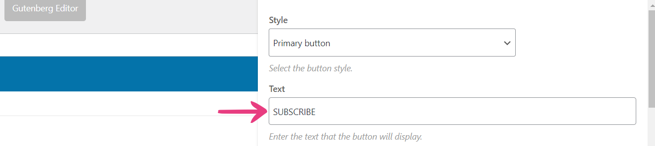 TeaseX - Button - Text Subscribe